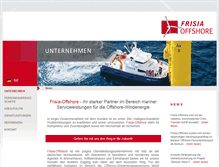 Tablet Screenshot of frisia-offshore.de